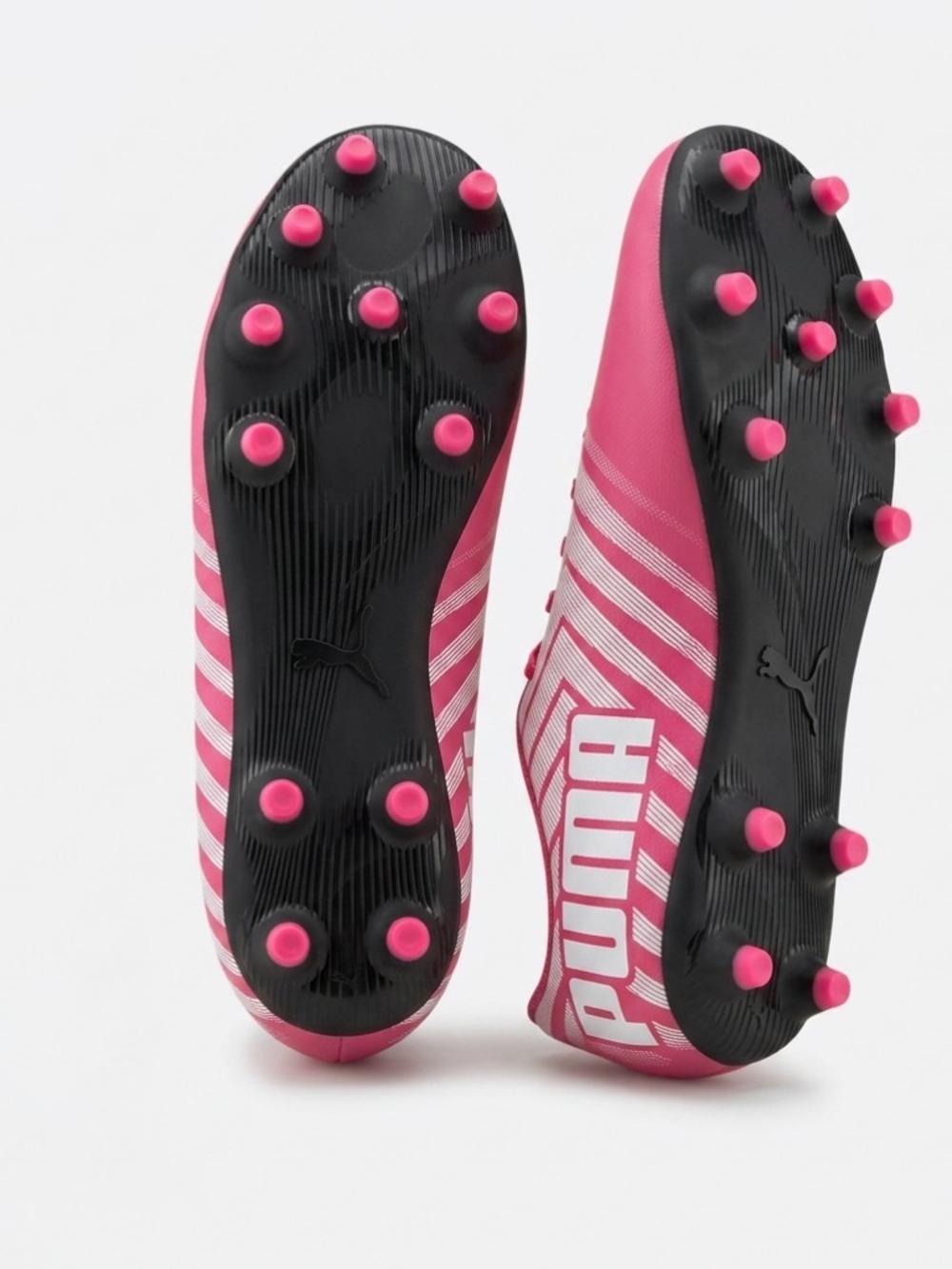 Puma Women’s Pink and Black Soccer Cleats